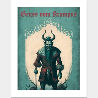 Gruss Vom Krampus Posters and Art